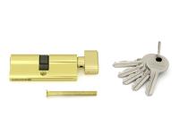 Механизм цилиндровый под ключ-завертка PALLADIUM AL 70 Т01 РВ Золото, 5ключей